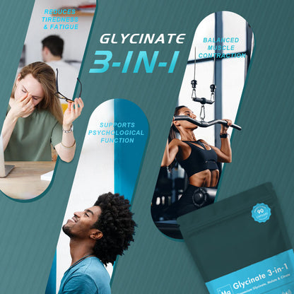 3-in-1 Magnesium Glycinate - Natural Deep Sleep